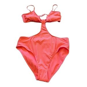 No Boundaries Women's CutOut 1-Piece Swimsuit NWT Adjustable straps Size XXL
